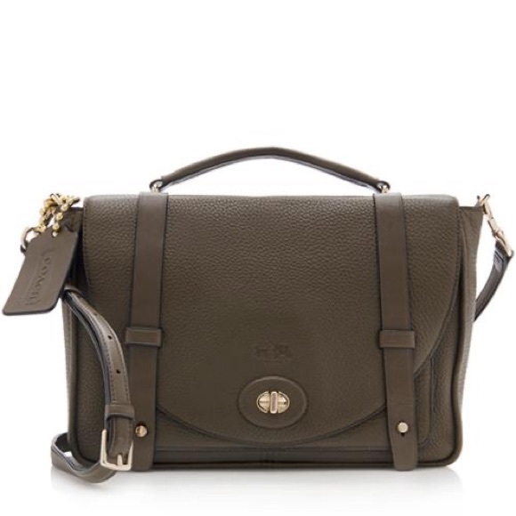 Coach Handbags - Coach Bleecker Brooklyn Olive Satchel Crossbody